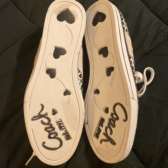 Coach tennis shoes blk/wht - Picture 4 of 9